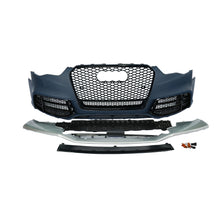 2012-2016 Audi RS5 Front Bumper For A5/S5 B8.5 Body Kits With Fog Light Grille Honeycomb Grille Front Lip Splitter | RS5 Front Bumper