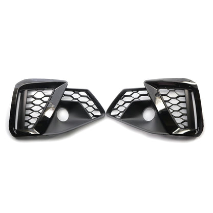 2020-2024 Audi Front Bumper Down Grille Honeycomb Style S line Fog Light Grilles For Audi A4 S4 B9.5