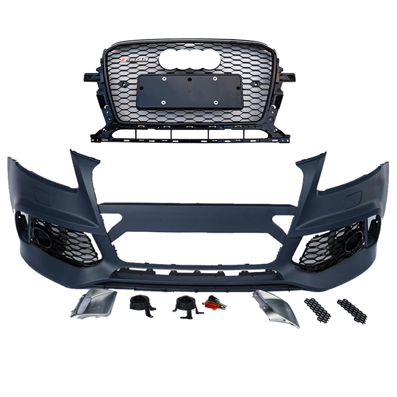 2013-2018 Audi RSQ5 Front Bumper For Q5/SQ5 8R.5/B8.5 RSQ5 Style Body Kits With Honeycomb Grille | RSQ5 Bumper