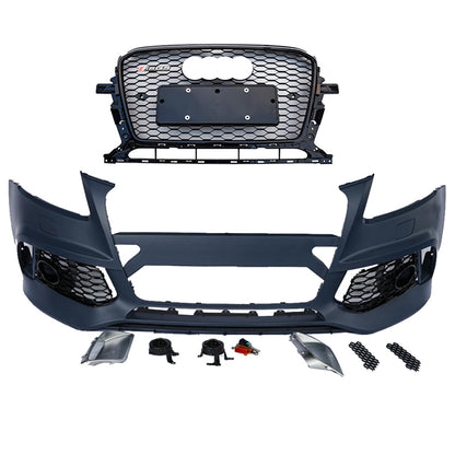 2013-2018 Audi RSQ5 Front Bumper For Q5/SQ5 8R.5/B8.5 RSQ5 Style Body Kits With Honeycomb Grille | RSQ5 Bumper