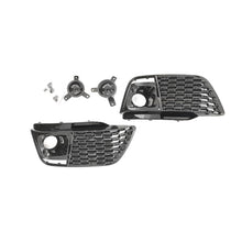 2019-2021 Audi Front Bumper Down Grille Honeycomb Style S Line Fog Light Grilles For Audi Q5 SQ5 B9