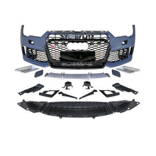 2016-2018 Audi RS7 Front Bumper For A7/S7 C7.5 Body Kits With Honeycomb Grille Fog Light Grille | RS7 Bumper