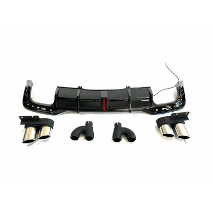 2020-2024 Audi S5 Style A5 diffuser with tailpipe For Audi A5 S5 B9.5