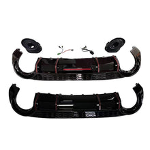 2020-2024 Audi RS3 Style A3 S line rear diffuser and large dual tailpipe For Audi A3 S3 8Y