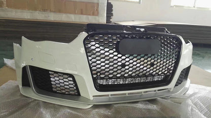 2013-2016 Audi RS3 Front Bumper For A3/S3 8V Body Kits With Honeycomb Grille Front Lip Splitter | RS3 Bumper