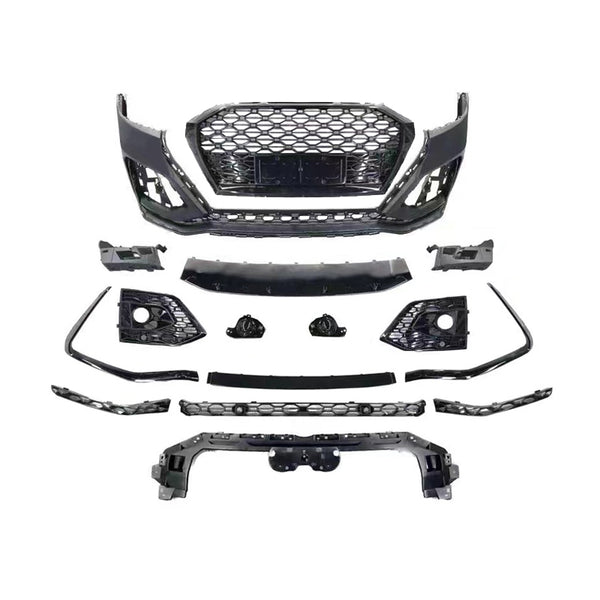 2022-2025 Audi RSQ5 To RSQ8 Style Front Bumper With Honeycomb Grille For Audi Q5 SQ5 B9.5