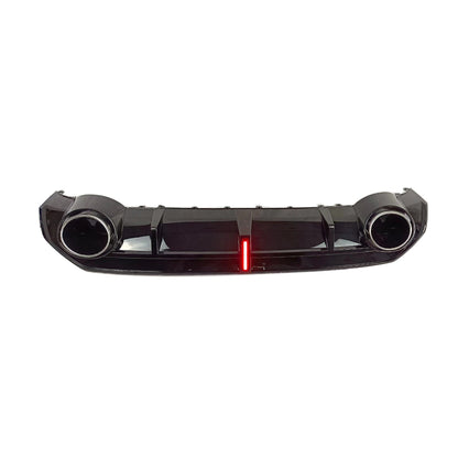 2020-2024 Audi RS3 Style A3 S line rear diffuser and large dual tailpipe For Audi A3 S3 8Y