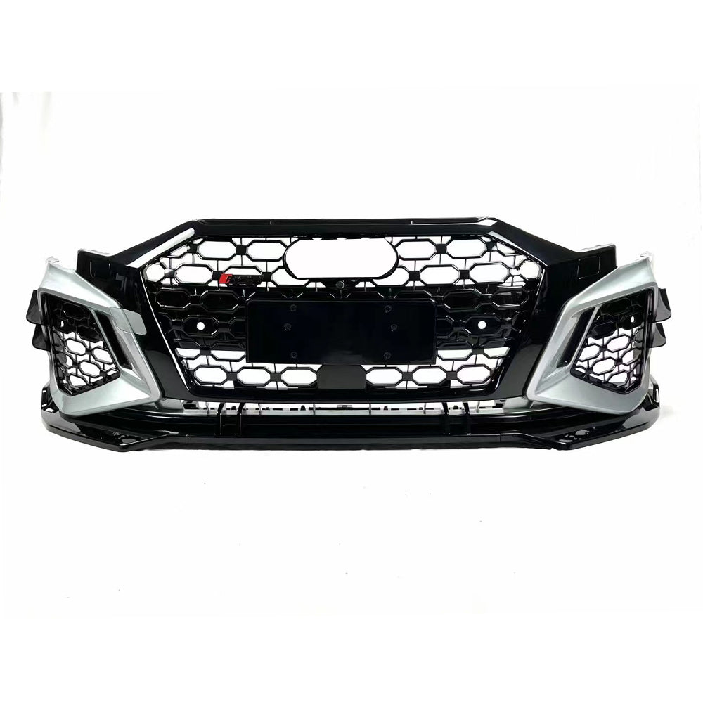 2020-2024 Audi RS3 Front Bumper For A3/S3 8Y Body Kits With Fog Light Grille Honeycomb Grille Front Lip Splitter | RS3 Bumper