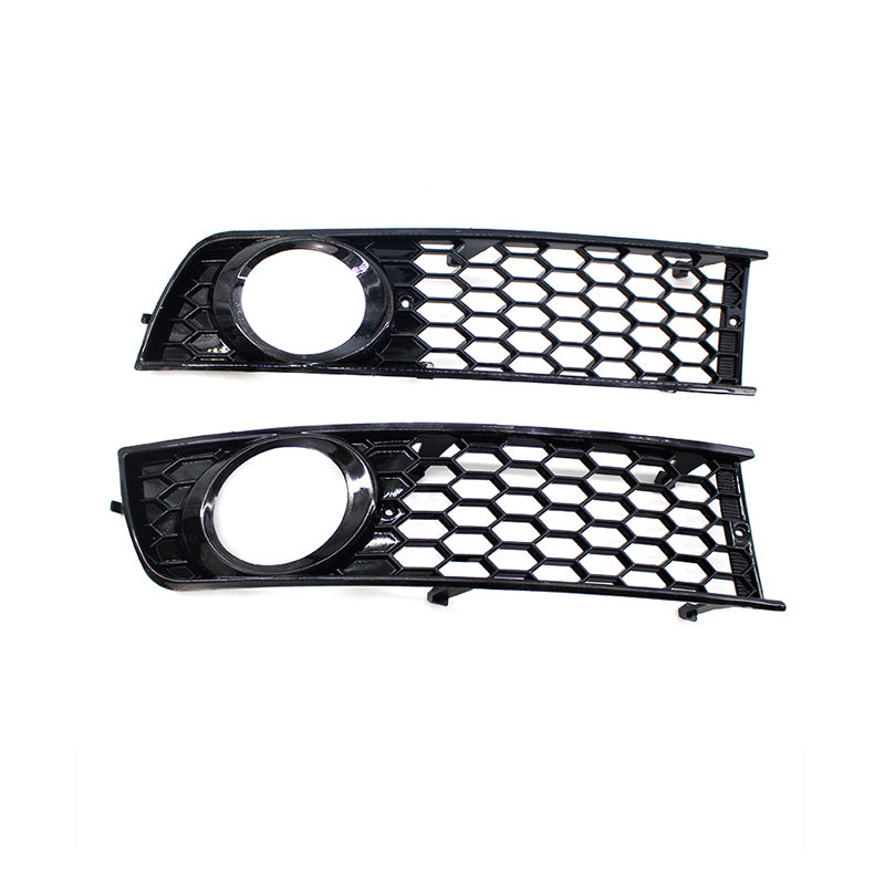 2001-2004 Audi Front Bumper Down Grille Honeycomb Style Honeycomb Fog Light Grilles For Audi A4 S4 B6