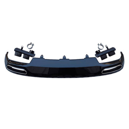 2012-2015 Audi A6 S6 Rear Diffuser With Tailpipe For Audi A6 S6 C7