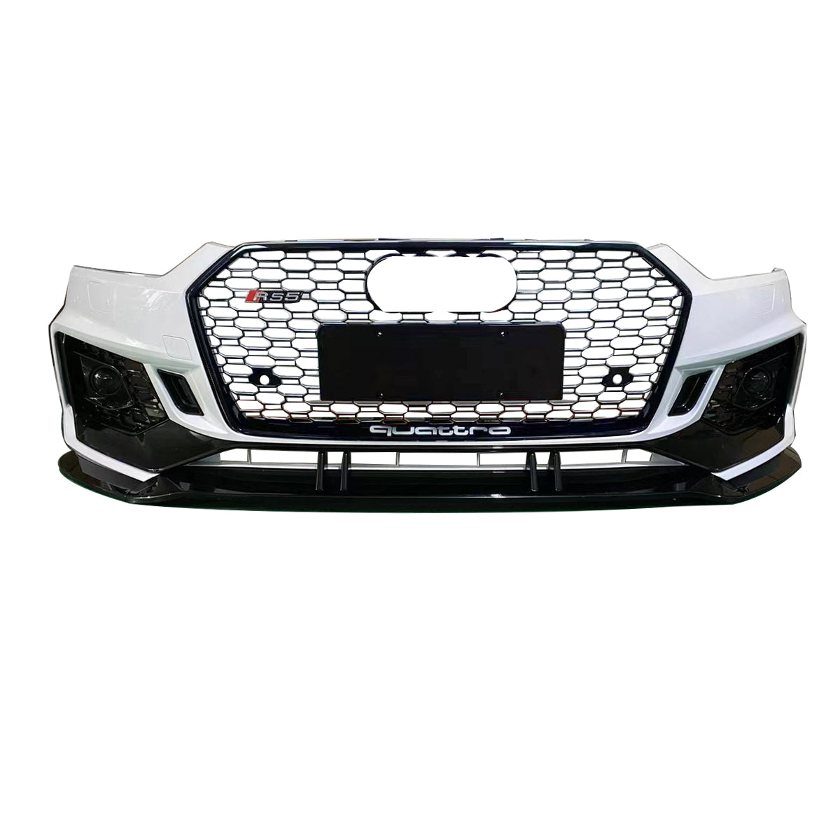 2017-2019 Audi RS5 Front Bumper For A5/S5 B9 Body Kits With ACC Fog Light Grille Honeycomb Grille Front Lip Splitter | RS5 Bumper