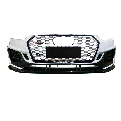 2017-2019 Audi RS5 Front Bumper For A5/S5 B9 Body Kits With ACC Fog Light Grille Honeycomb Grille Front Lip Splitter | RS5 Bumper
