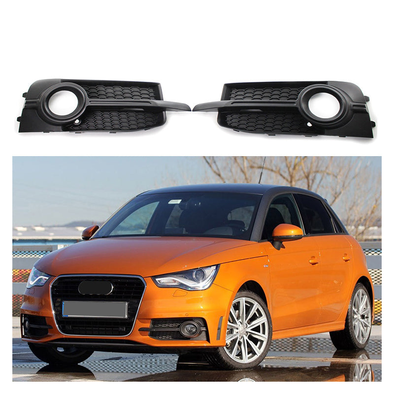 2011-2015 A1 S1 8X Audi Front Bumper Down Grille Honeycomb Style Honeycomb Fog Light Grilles For Audi A1 S1 8X
