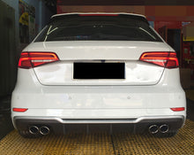 2017-2019 Audi S3 Style A3 S line rear diffuser and tailpipe For Audi A3 S3 8V.5