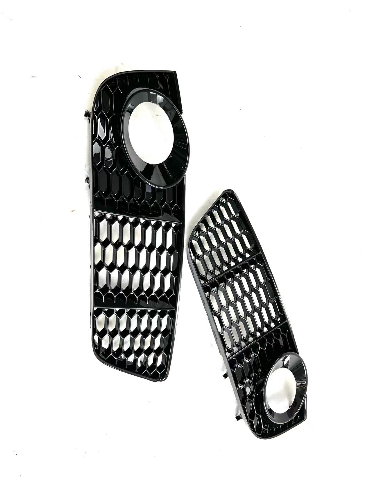2009-2011 Audi Front Bumper Down Grille Honeycomb Style Non S line Fog Light Grilles For Audi A5 S5 B8