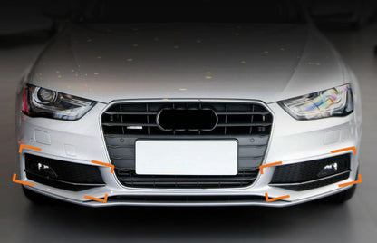 2013-2016 Audi RS4 Style S line Fog Light Grilles For Audi A4 S4 B8.5