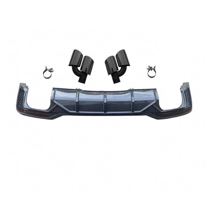 2020-2024 Audi S5 Style A5 diffuser with tailpipe For Audi A5 S5 B9.5