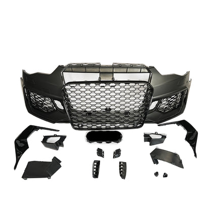 2012-2016 Audi RS5 Front Bumper For A5/S5 B8.5 Upgrade To B9 Body Kits With Fog Light Bumper Down Grille Honeycomb Grille | RS5 Front Bumper