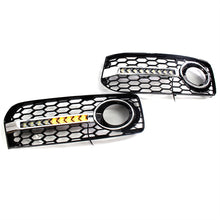 2009-2011 Audi Front Bumper Down Grille Honeycomb Style S line Fog Light Grilles For Audi A5 S5 B8