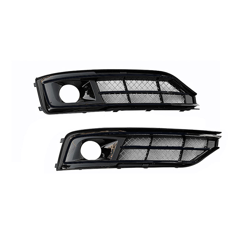 2015-2018 Audi Front Bumper Down Grille Honeycomb Style Non S line Fog Light Grilles For Audi A8 S8 D4 PA