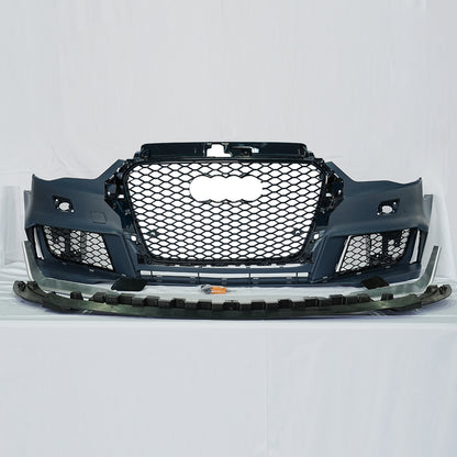 2013-2016 Audi RS3 Front Bumper For A3/S3 8V Body Kits With Honeycomb Grille Front Lip Splitter | RS3 Bumper