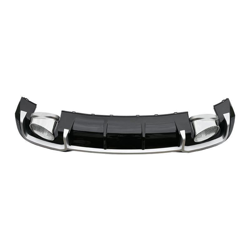2017-2019 Audi RS3 Style A3 S line rear diffuser and large dual tailpipe For Audi A3 S3 8V.5