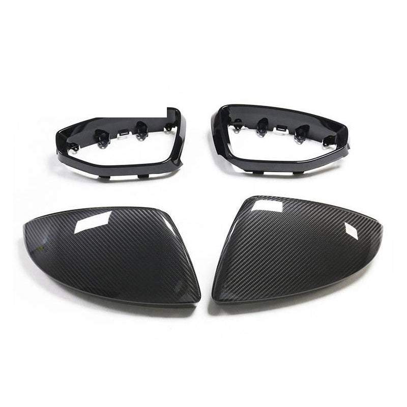 2019+ Audi A7 S7 RS7 Carbon Fiber Mirror Caps For Audi A7 S7 RS7 C8