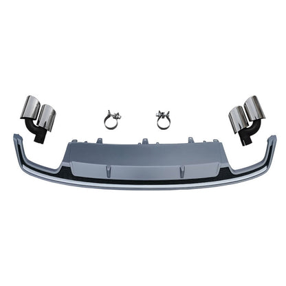 2016-2018 Audi RS7 S7 Style A7 Rear Diffuser With Tailpipe For Audi A7 S7 C7.5