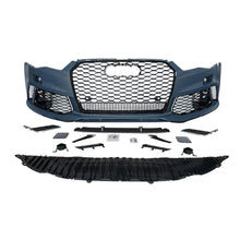 2016-2018 Audi RS6 Front Bumper For A6/S6 C7.5 Body Kits With Honeycomb Grille Front Lip Splitter | RS6 Bumper