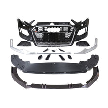 2017-2019 Audi RS3 Front Bumper For A3/S3 8V.5 Body Kits With ACC Honeycomb Grille Front Lip Splitter | RS3 Bumper