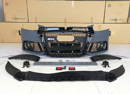 2008-2012 Audi RS3 Front Bumper For A3/S3 8P.5 Body Kits With Honeycomb Grille Fog Light Grille | RS3 Bumper