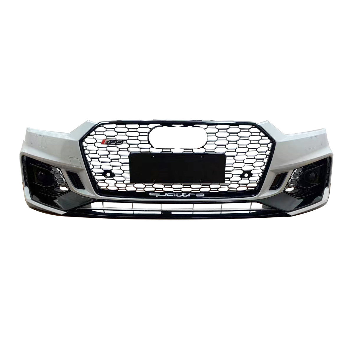 2017-2019 Audi RS5 Front Bumper For A5/S5 B9 Body Kits With ACC Fog Light Grille Honeycomb Grille Front Lip Splitter | RS5 Bumper