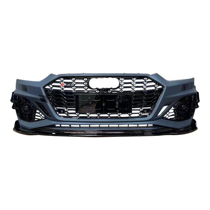 2020-2025 Audi RS5 Front Bumper For A5/S5 B9.5 Body Kits With ACC Fog Light Grille Honeycomb Grille Front Lip Splitter | RS5 Bumper