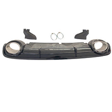 2009-2011 Audi RS6 Style A6 Non S Line Rear Diffuser With Tailpipe For Audi A6 S6 C6