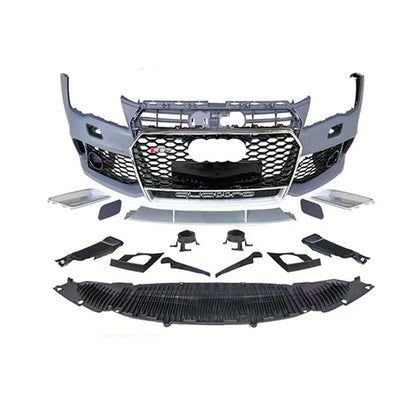 2008-2015 Audi RS7 Front Bumper For A7/S7 C7 Upgrade To C7.5 Body Kits With Honeycomb Grille Fog Light Grille | RS7 Bumper