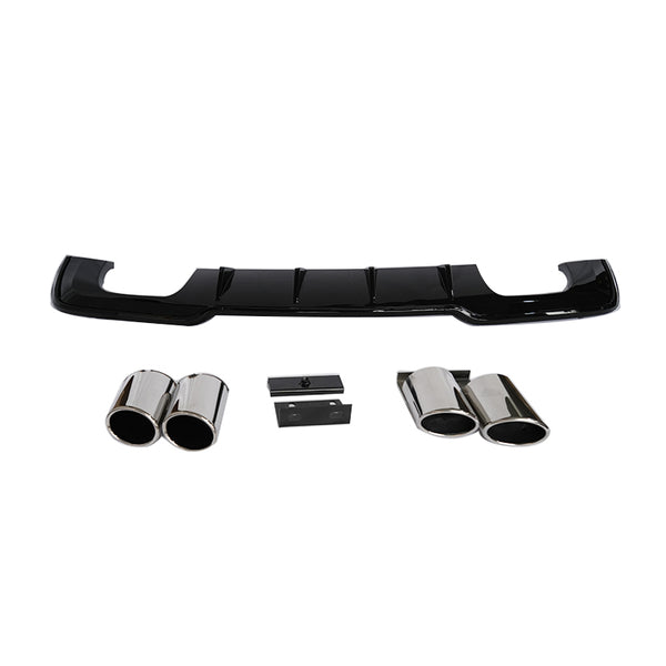 2017-2019 Audi S3 Style A3 S line rear diffuser and tailpipe For Audi A3 S3 8V.5