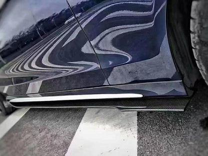 2012-2015 Audi S6 Carbon Fiber Side Skirt For Audi A6 S6 C7