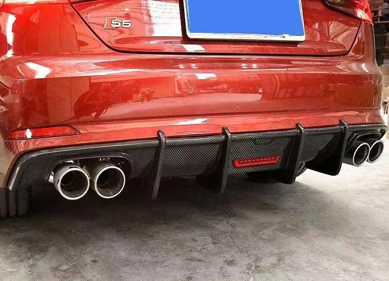 2017-2019 Audi S5 Style A5 carbon fiber diffuser For Audi A5 S5 B9