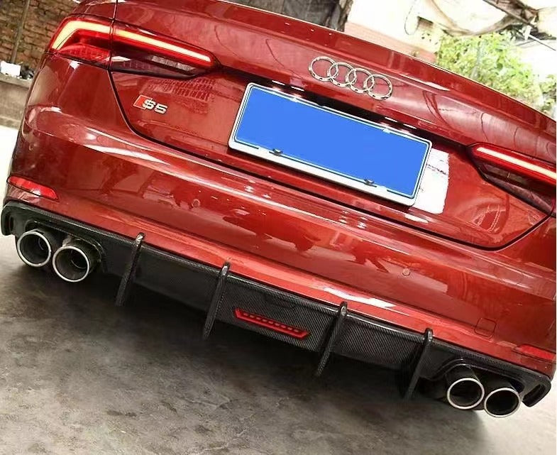 2017-2019 Audi S5 Style A5 carbon fiber diffuser For Audi A5 S5 B9