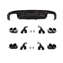 2018-2021 Audi SQ5 Style Q5 Rear Diffuser With Tailpipe For Audi Q5 B9