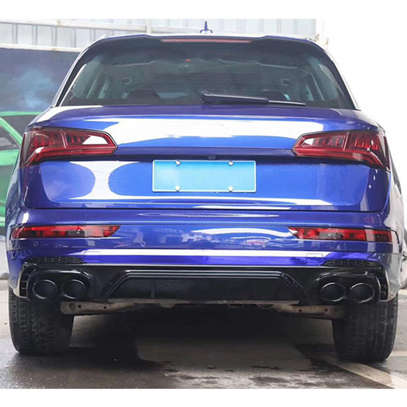 2018-2021 Audi SQ5 Style Q5 Rear Diffuser With Tailpipe For Audi Q5 B9