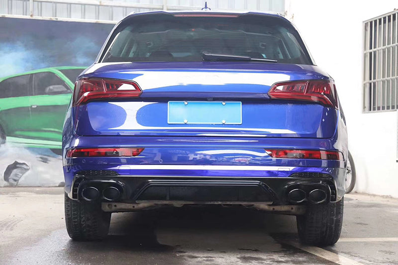 2018-2021 Audi SQ5 Style Q5 Rear Diffuser With Tailpipe For Audi Q5 B9