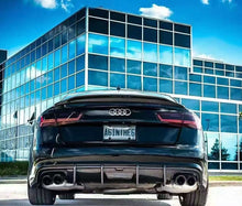 2012-2015 Audi A6 C7 Ducktail Style Carbon Fiber Trunk Spoiler For Audi A6 S6
