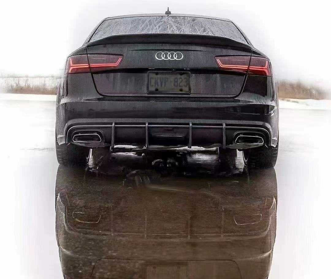 2012-2015 Audi A6 C7 Ducktail Style Carbon Fiber Trunk Spoiler For Audi A6 S6
