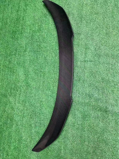 2012-2015 Audi A6 C7 V Style Carbon Fiber Trunk Spoiler For Audi A6 S6