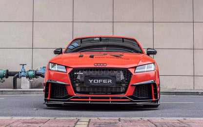 2015-2019 Audi TTRS Carbon Fiber Front Lip Splitter For Audi TT TTS MK3 FV