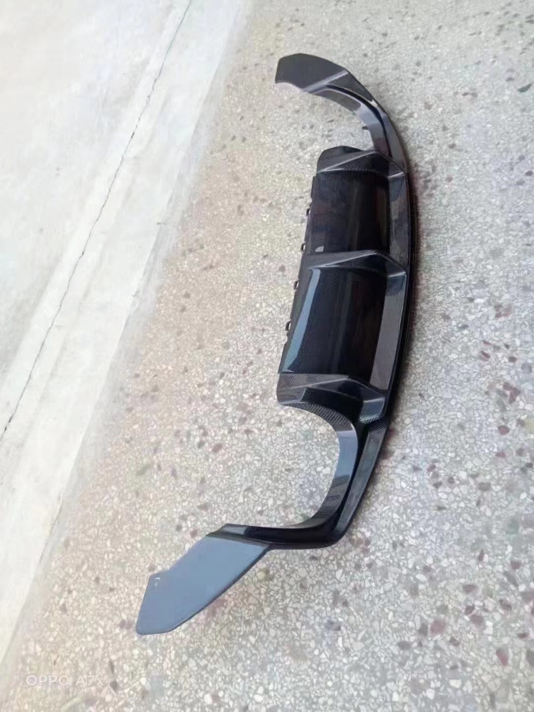 2015-2019 Audi TTRS Carbon Fiber Rear Diffuser For Audi TTRS TTS TT MK3 FV