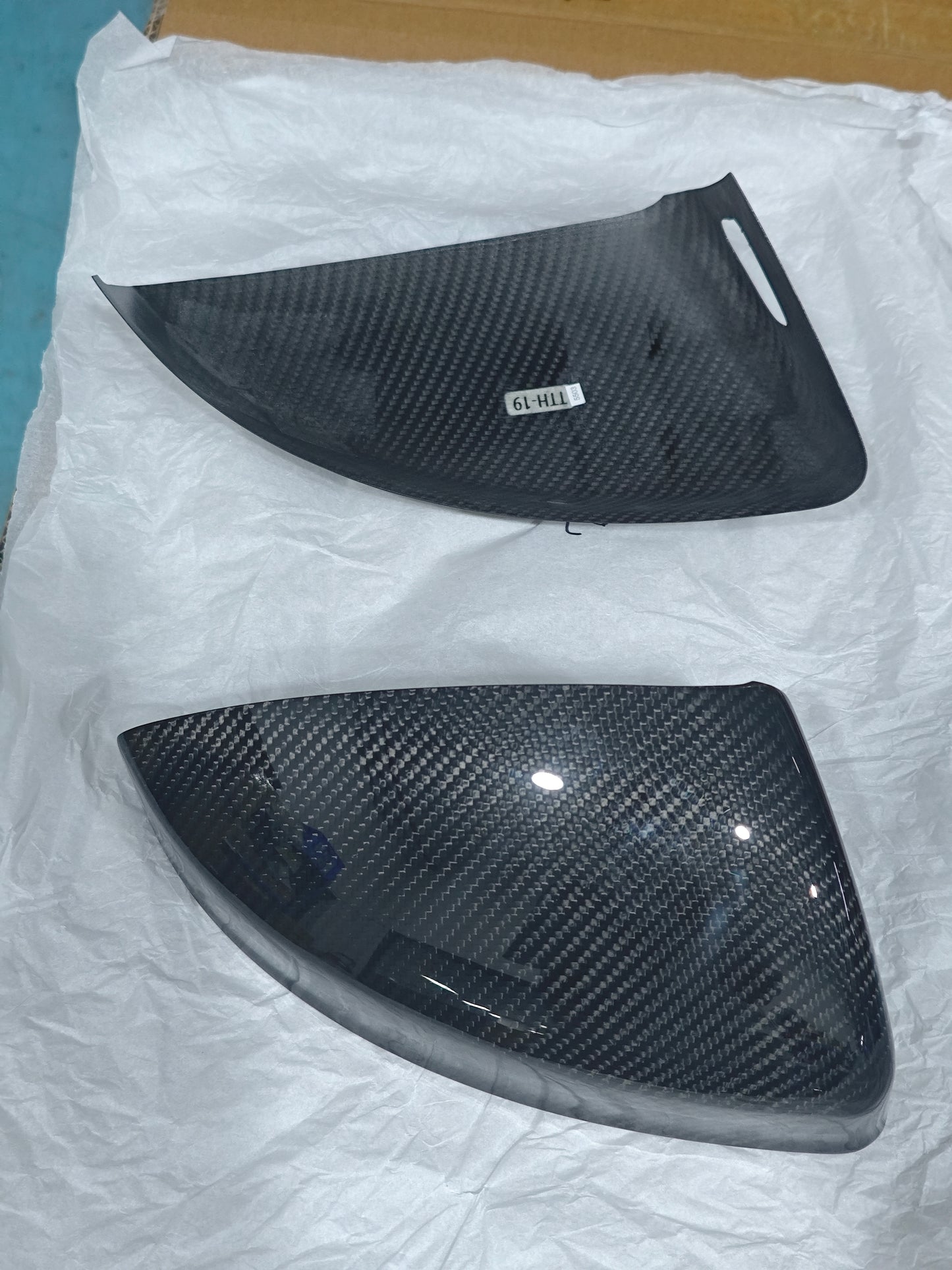 2015-2021 Audi TT TTS TTRS Carbon Fiber Mirror Caps For Audi TT TTS TTRS MK3 FV/8S
