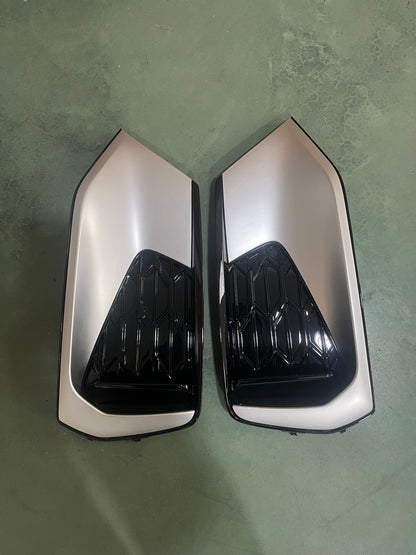2019-2025 Audi Front Bumper Down Grille Honeycomb Style Fog Light Grilles For Audi A7 S7 C8