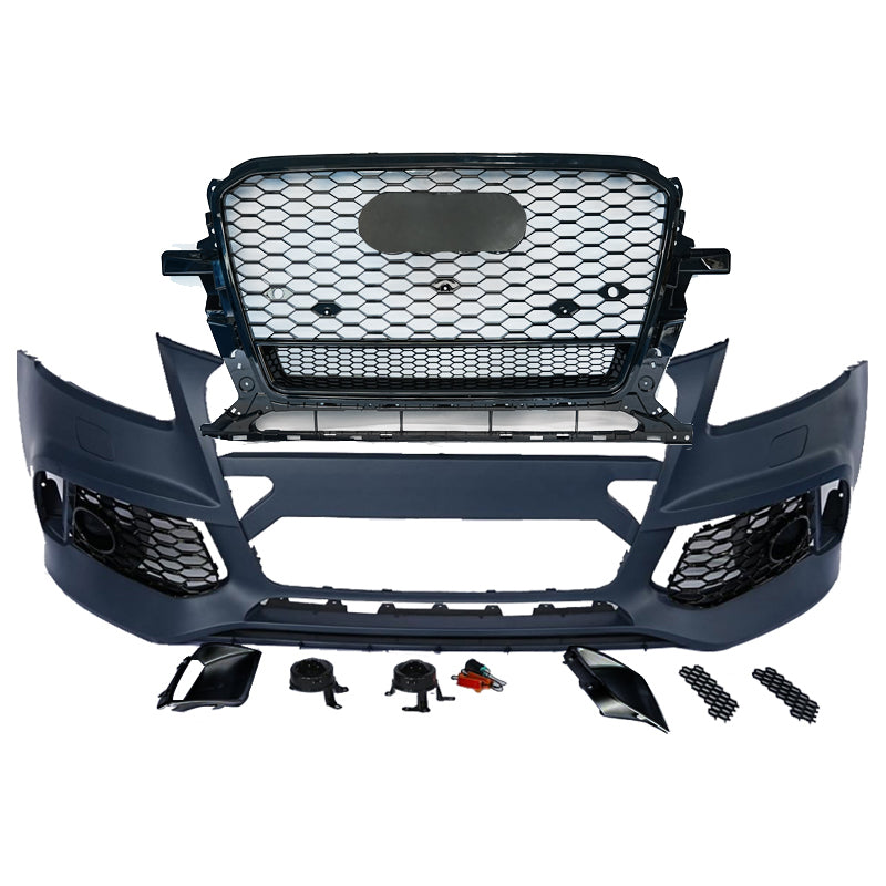 2013-2018 Audi RSQ5 Front Bumper For Q5/SQ5 8R.5/B8.5 RSQ5 Style Body Kits With Honeycomb Grille | RSQ5 Bumper